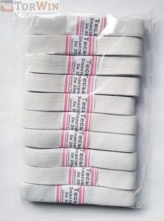 Резинка для белья широкая белая