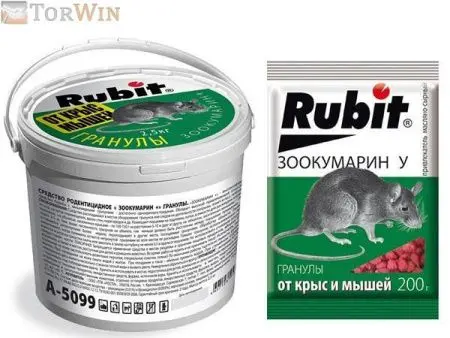 Средство от грызунов Rubit ЗООКУМАРИН+ гранулы 30 г