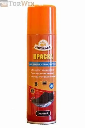 Pregrada Краска для изделий из замши, нубука, текстиля цвет Pregrada Краска для изделий из замши, нубука, текстиля цвет