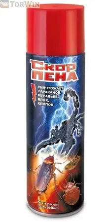 Средство инсектицидное от тараканов, муравьев, мух, клопов в виде пены в аэрозольной упаковке.
Ярко выраженный «нокдаун»-эффект
 Отличная проникающая способность в зону укрытия насекомых
 Создает инсектицидную плёнку на обрабатываемой поверхности, что га