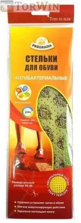 Pregrada Стельки для обуви антибактериальные латекс