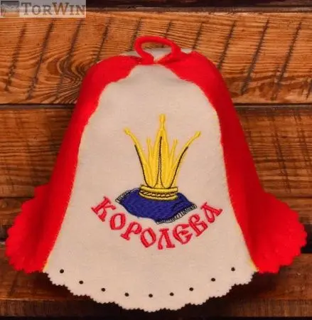 Шапка банная женская Королева цвет комбо