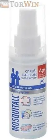 Mosquitall Скорая помощь Спрей-бальзам после укусов