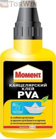 Момент канцелярский клей PVA