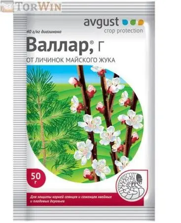 Август Валлар от личинок майского жука (хруща) 50 г