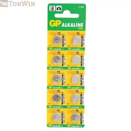 GP Alkaline 186 G12 Батарейка часовая
