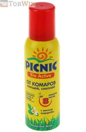 Picnic Bio Active Аэрозоль от комаров и клещей 125 мл