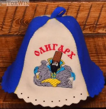 Шапка банная мужская Олигарх цвет комбо