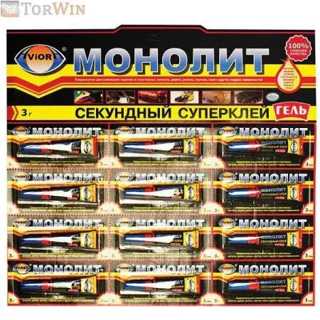 Клей Монолит моментальный гель