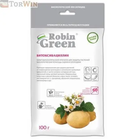 Robin Green Битоксибациллин биологический инсектицид Robin Green Битоксибациллин биологический инсектицид