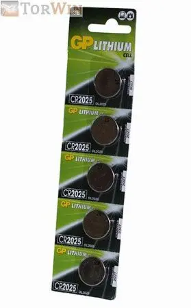 GP Lithium CR2025 Батарейка литиевая дисковая