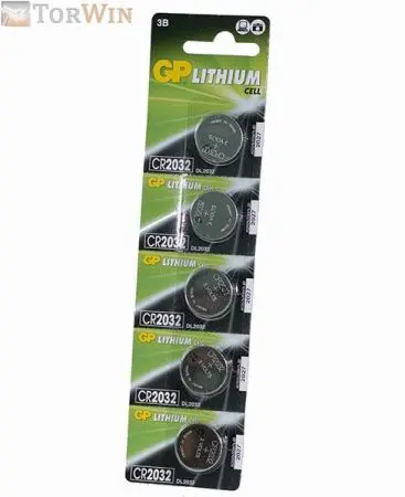 GP Lithium CR2032 Батарейка литиевая дисковая