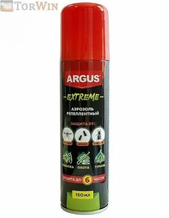 ARGUS EXTREME аэрозоль репеллентный от комаров, мошек, слепней