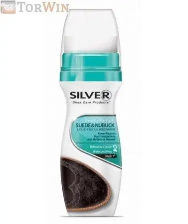 Silver Premium краска-восстель ликвид для нубука