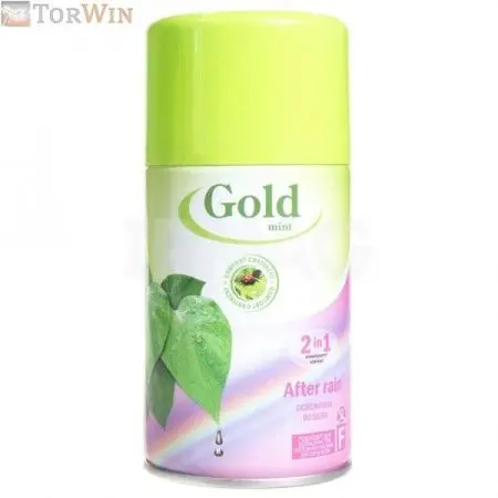 Освежитель воздуха Gold mint plus После дождя  для автоматических диспенсеров