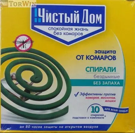 Чистый Дом Спирали бездымные без запаха от комаров