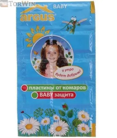 Argus baby Пластины для детей от комаров без запаха
