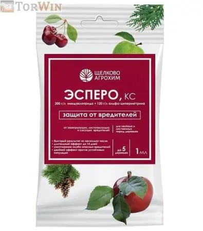Эсперо от мрам клопа,совки,плодожорки, жужелицы (хвойн и листвен) Щелково