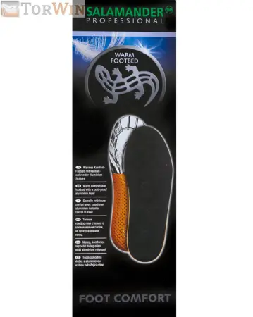 Salamander Professional Стельки анатомические Warm Footbed с алюминиевым слоем