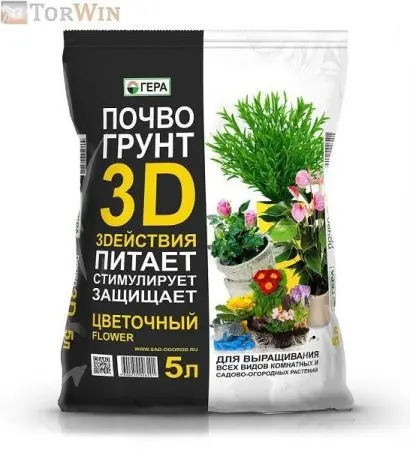 Почвогрунт 3D Цветочный 5 л